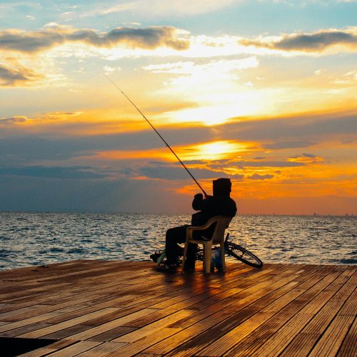 Fishing Sunset